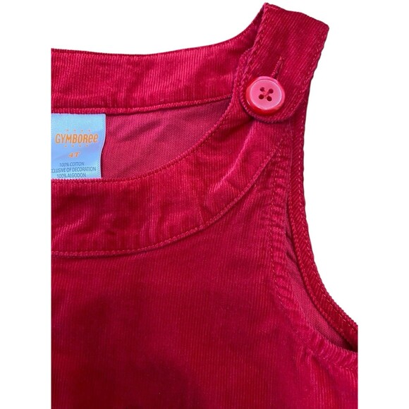 Gymboree Red Scottie Dog Jumper Dress Little Girl's Size 4T - Picture 4 of 5